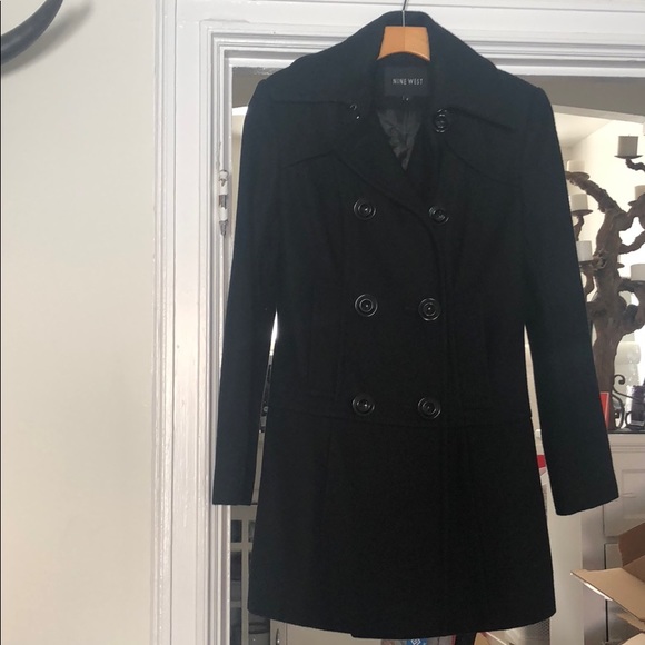Womens Nine West Wool blend Coat Black
Size 2 - Picture 3 of 8